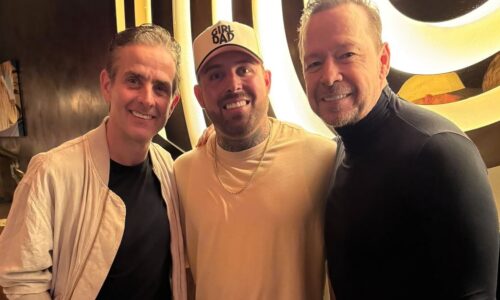 NKOTB Sightings at Barrys Prime and Circa Resort & Casino