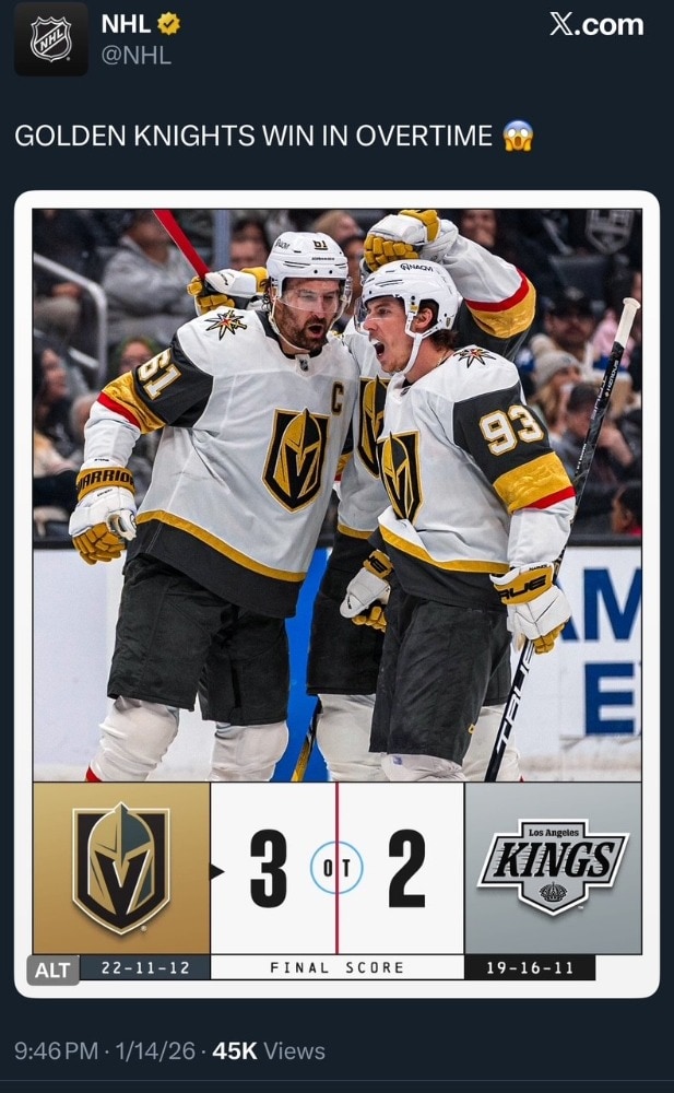 Mark Stone's Consistency Powers Las Vegas Golden Knights' Success