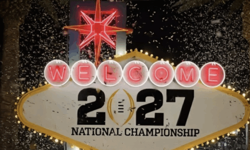 Vegas Takes Over Hosting Duties for 2027 CFP National Championship