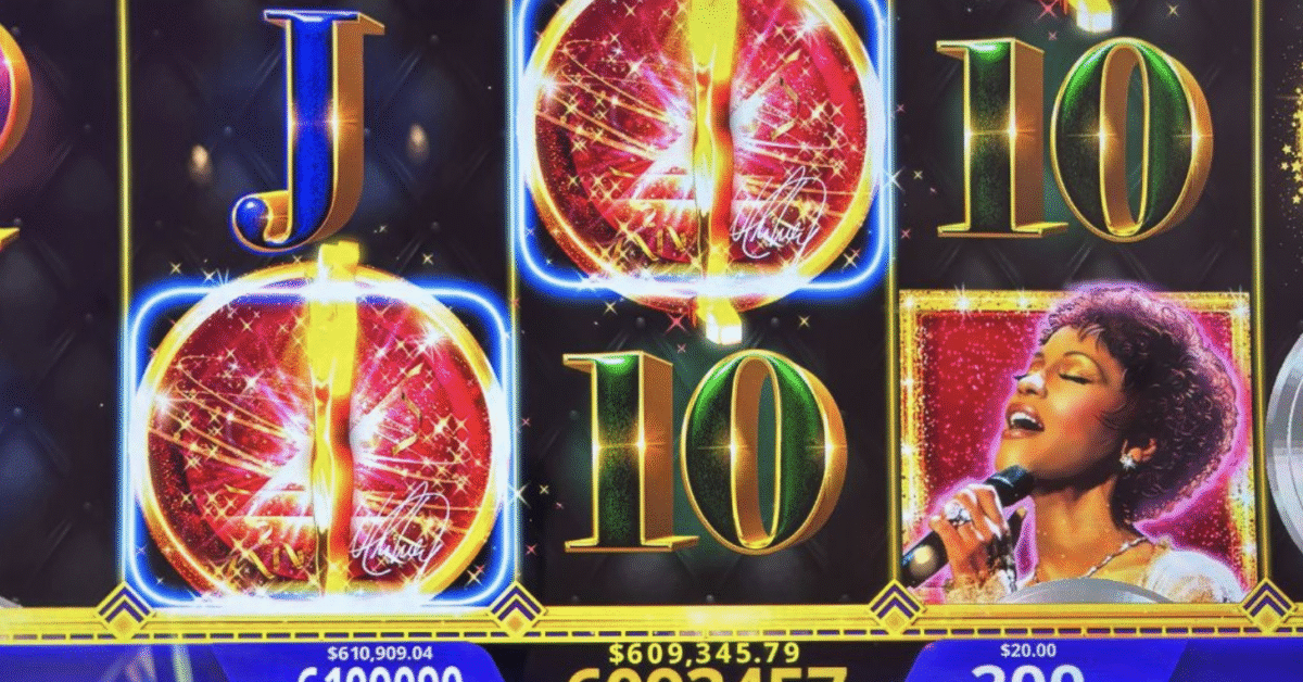 Vegas Local Hits $609K Jackpot on Whitney Houston Slot Game