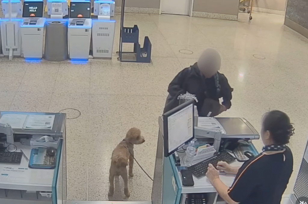 Abandoned Airport Dog ‘JetBlue’ Adopted by Vegas Officer