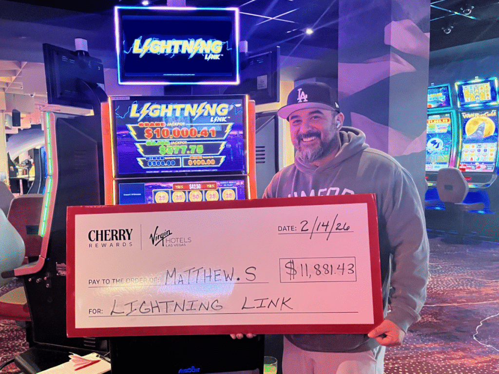 Three Jackpot Wins Light up Virgin Hotels Las Vegas