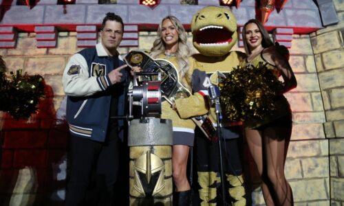 WWE Star Maxxine Dupri Brings Electric Energy to Vegas Golden Knights Game