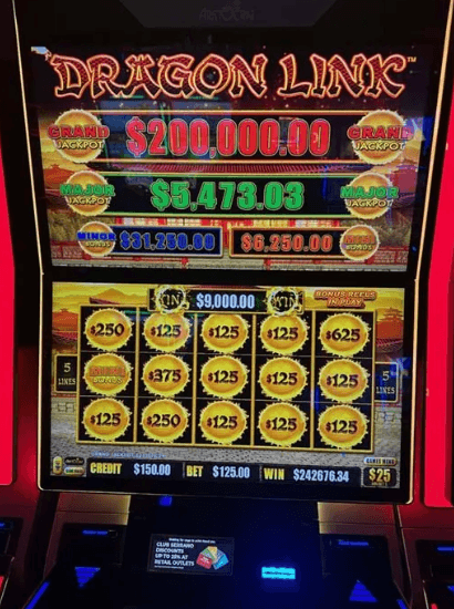L.A Visitor Bags $242K on Dragon Link at Palms Vegas