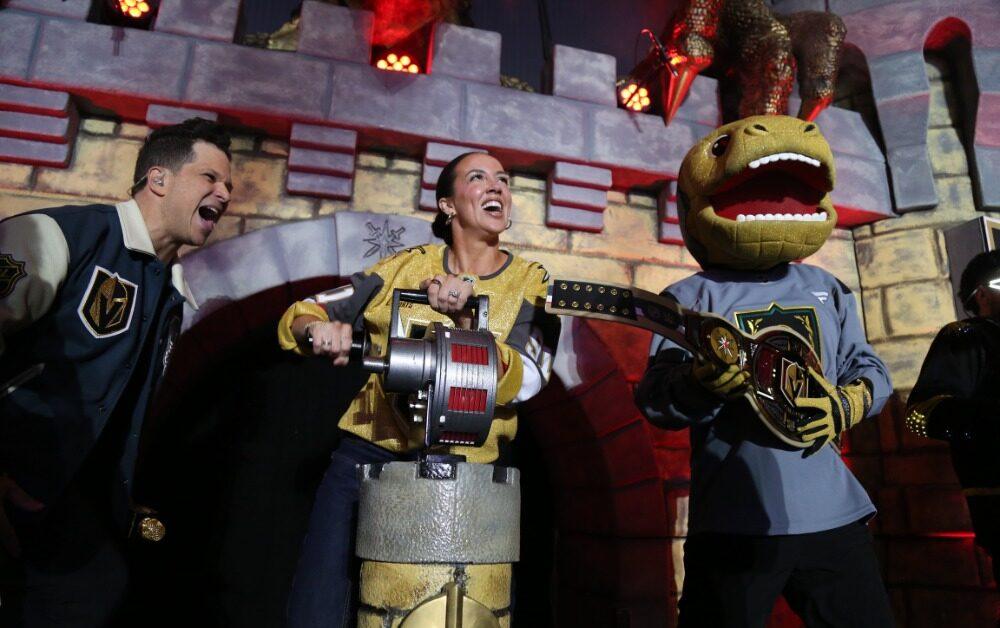 WrestleMania Week Meets Vegas Ice: Chelsea Green Joins Mark Shunock at T-Mobile Arena