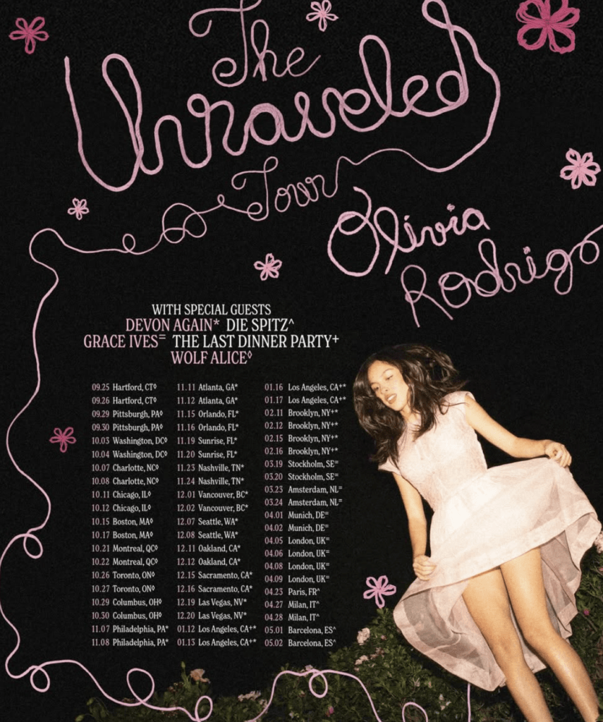 Olivia Rodrigo To Bring ‘Unraveled’ Tour to Vegas for Two Nights
