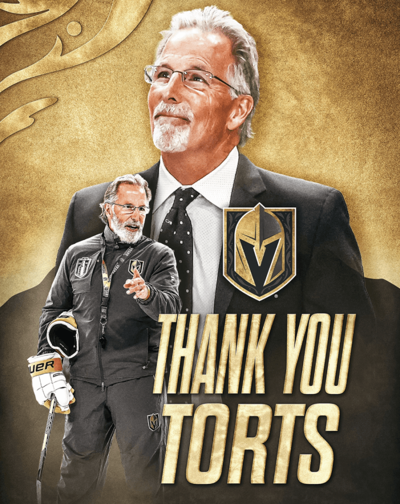 Golden Knights Part Ways With John Tortorella After Stanley Cup Final Run