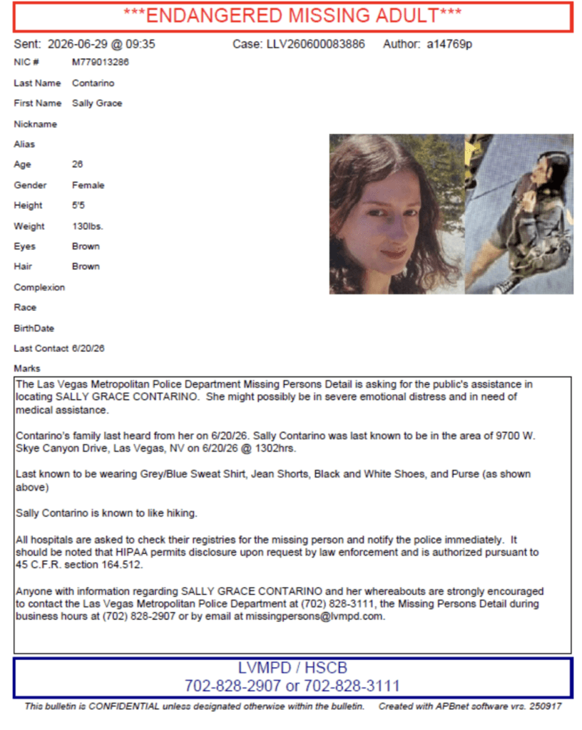 Las Vegas Rallies To Find Australian Tourist Missing Since Solo Trip